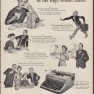 1953 Royal Typewriter Ad "Marge and Stu"