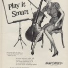 1953 Sanforized Ad "Play it Smart"