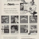 1953 RCA Victor Ad "five Caruso arias"