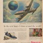 1953 Douglas Aircraft Ad "In the next hour"