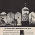 1963 Douglas Fir Plywood Association Ad "Plywood Parts"