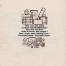 1963 Railway Express Agency Ad "How come you spend so much"