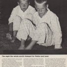 1963 North American Aviation Ad "The night the whole world changed"