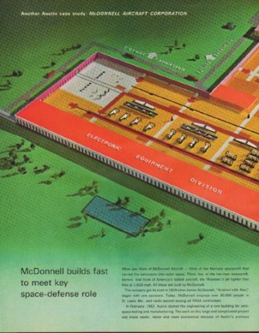 1963 The Austin Company Ad "Another Austin case study"