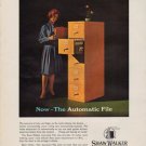 1963 Shaw-Walker Ad "Now -- The Automatic File"