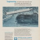 1963 Arthur G. McKee & Company Ad "Specialized ... World-wide"