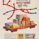 1963 Union Pacific Railroad Ad "automated rail way"