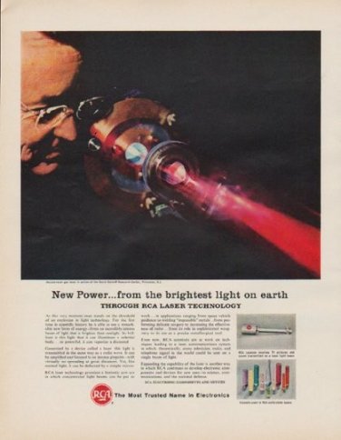 1963 RCA Ad "New Power"