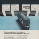 1963 ACF Industries Ad "Carries more payload"