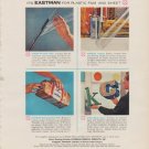 1963 Eastman Chemical Products Ad "Plastic Film And Sheet"
