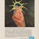 1963 Union Carbide Ad "Instant portable power"