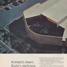 1963 Johns-Manville Ad "Architect's dream."