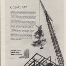 1963 First City National Bank of Houston Ad "Going Up!"