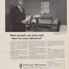 1963 Pitney-Bowes Ad "More people"