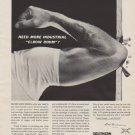 1963 Southern Railway System Ad "Elbow Room"