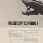 1963 United Air Lines Ad "Inventory Control?"