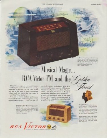 1948 RCA Victor Ad "Musical Magic"
