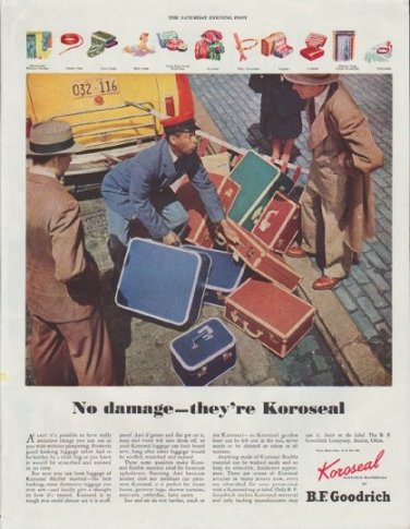 1948 B.F. Goodrich Ad "No damage"