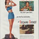 1948 Esquire Socks Ad "Men Like"