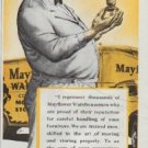 1948 Mayflower Warehouses Ad "Furniture Nursemaid"