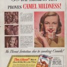 1948 Camel Cigarettes Ad "Smoking Test"