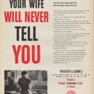 1952 Procter & Gamble Ad "Your Wife"