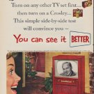 1952 Crosley Ad "You can see it"