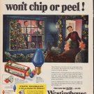 1952 Westinghouse Ad "New Christmas bulb"