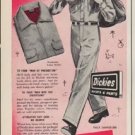 1952 Dickies Ad "Good Looks"