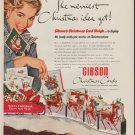 1952 Gibson Art Company Ad "merriest Christmas idea"