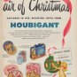1952 Houbigant Ad "the joyous air of Christmas"