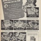 1952 Milton Bradley Ad "Make Christmas Last All Year"