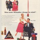 1952 Blatz Beer Ad "change its mind"