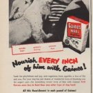 1950 Gaines Dog Food Ad "Your dog will be Crazy"