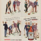 1950 Imperial Whiskey Ad "Grandpa's Cronies"