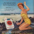 1950 Lucky Strike Cigarettes Ad "Scientific tests"
