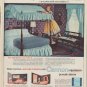 1952 Cannon Towels Ad "Cheer your bathroom"