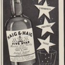 1952 Haig & Haig Ad "Stars in your Glass"