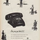 1952 Bell Telephone System Ad "Any way you look at it"