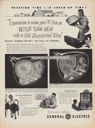 1952 General Electric Ad "Vacation Time"