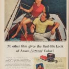 1952 Ansco Color Film Ad "No other film"
