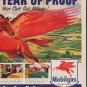1952 Mobilgas Ad "Year Of Proof"