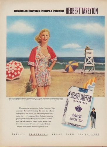 1952 Tareyton Ad "Discriminating People"