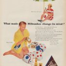 1952 Blatz Beer Ad "Other times, other tastes"