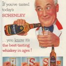1952 Schenley Whiskey Ad "If you've tasted"