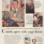 1952 Camel Cigarettes Ad "Robert Young"