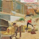 1961 Saturday Evening Post Cover Page "rock gardens"