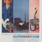1961 Super Kem-Tone Ad "The suit is new"