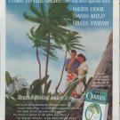 1961 Oasis Cigarettes Ad "Come to the Oasis"