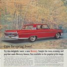 1961 Ford Mercury Ad "Cure for spring fever"